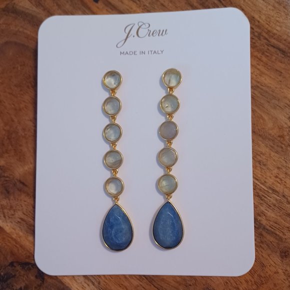 J. Crew Jewelry - J. Crew Mixed Mixed-Stone Drop Earrings